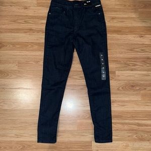 Express Skinny Jean’s: High Rise: Size 6R: dark blue: Brand New